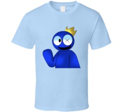 Blue Rainbow Friends Video Game T Shirt