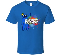 Rainbow Friends Blue King Video Game Fan T Shirt