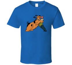 Dinky Dog And Uncle Dudley Cartoon T Shirt