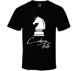 Andrew Cobra Tate Chess Horse Logo T Shirt