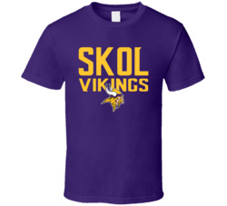 Skol Vikings Minnesota Football Fan T Shirt