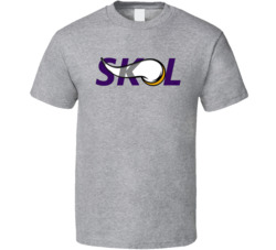 Minnesota Skol Logo Football Fan T Shirt
