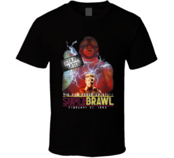 Super Brawl Big Van Vader Vs Sting Wrestling Fan T Shirt