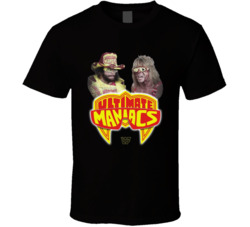 Ultimate Maniacs Randy Savage Ultimate Warrior Wrestling Fan T Shirt