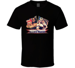 Lex Luger Davey Boy Smith The Allied Powers Wrestling Fan T Shirt