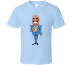Steve Harvey Caricature Family Fued Fan T Shirt