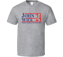 John Wick '24 Who's Going To Stop Me Movie Fan T Shirt