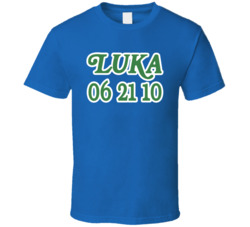 Luka Doncic 06 21 10 Dallas Basketball Fan T Shirt