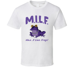 Milf Man I Love Frogs Tcu Horned Frogs Football Fan T Shirt
