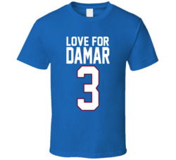 Love For Damar 3 Damar Hamlin Supporter T Shirt