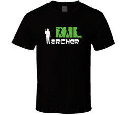 Archer Cartoon Logo T Shirt