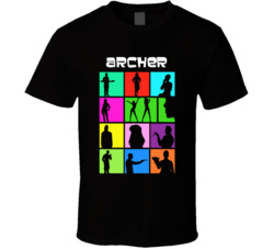Archer Animated Sitcom Tv Series Fan T Shirt