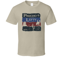 Pancho And Lefty Desert Scene T Shirt