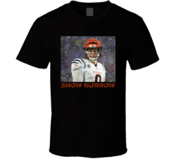 Joe Snow Burrow Buffalo Cincinnati Snow Game Football Fan T Shirt