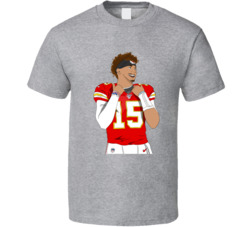 Patrick Mahomes Cartoon Kansas City T Shirt