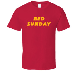 Red Sunday Kansas City Football Fan T Shirt