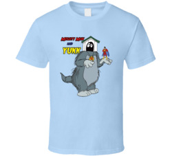 Mighty Man And Yukk 70s Cartoon Fan T Shirt