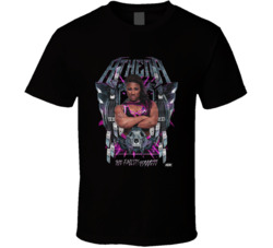 Athena The Fallen Goddess Wrestling Fan T Shirt