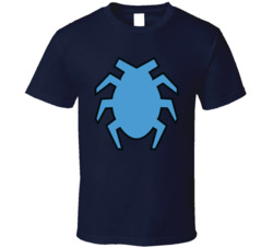 Blue Beetle Scarab Logo Movie Fan T Shirt