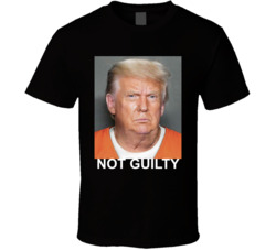 Donald Trump Not Guilty Mug Shot T Shirt