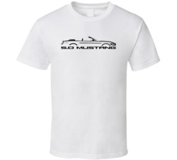 Mustang 50 Silhouette Car T Shirt