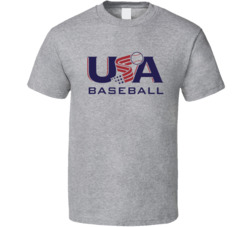 Usa World Baseball Classic Logo T Shirt
