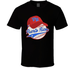 Puerto Rico World Baseball Classic Cap And Ball T Shirt