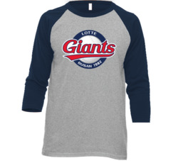 Lotte Giants Busan Japanese Japan Baseball League Fan Raglan T Shirt