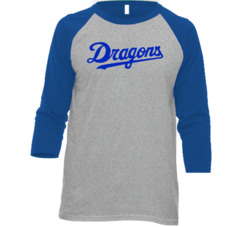 Chunichi Dragons Japanese Japan Baseball League Fan Raglan T Shirt