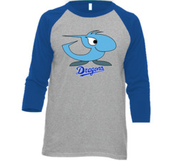 Chunichi Dragons Japanese Japan Baseball League Sports Fan Raglan T Sh