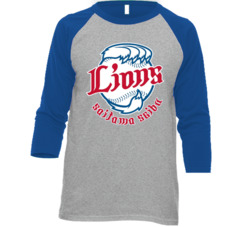 Seibu Lions Japanese Japan Baseball League Fan Raglan T Shirt