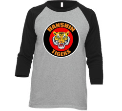 Hanshin Tigers Japanese Japan Baseball League Sports Fan Raglan T Shir