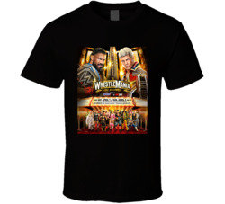 Wrestlemania Goes Hollywood Roman Reigns Vs Cody Rhodes Wrestling Fan 