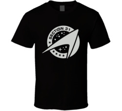 Section 31 Starfleet Star Trek Movie Fan T Shirt