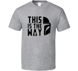 The Mandalorian This Is The Way Logo T Shirt