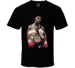 Iron Mike Tyson Undisputed Heavyweight Champion Three Belts T Shirt