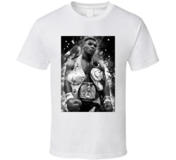 Mike Tyson Artistic Three Belts Boxing Champion T Shiry T Shirt