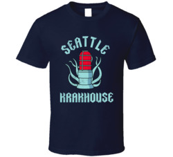 Seattle Krakhouse Goal Light Hockey Fan T Shirt