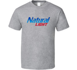 Natural Light Natty Beer Logo T Shirt