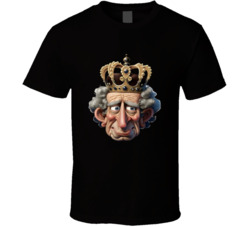King Charles Caricature Cartoon T Shirt