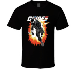 Snake Eyes Gi Joe Character Card T Shirt