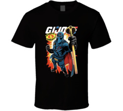 Cobra Commander Gi Joe Character Card T Shirt