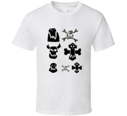 Warhammer War Hammer Skull T Shirt