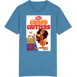Crispy Critters Retro Cereal Box Vintage T Shirt