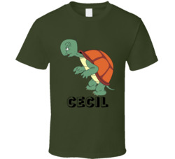 Cecil The Turtle Cartoon T Shirt
