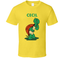 Cecil Turtle Looney Tunes Cartoon Character T Shirt