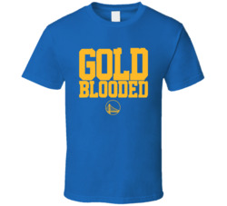Gold Blooded Golden State Basketball T Shirt