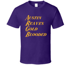 Austin Reaves Gold Blooded Los Angeles Basketball Fan T Shirt