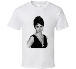 Sophia Loren Classic Black And White T Shirt