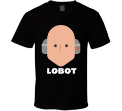 Lobot Cartoon Big Head T Shirt